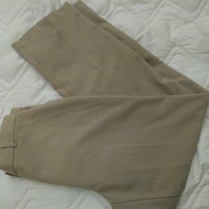 Beige trousers
